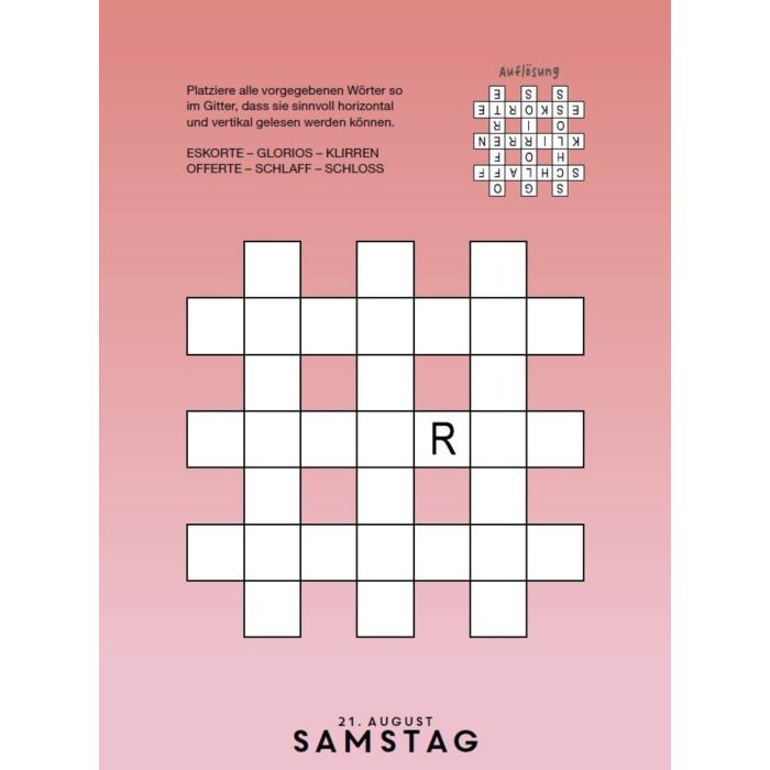 Flow Abreißkalender 2027